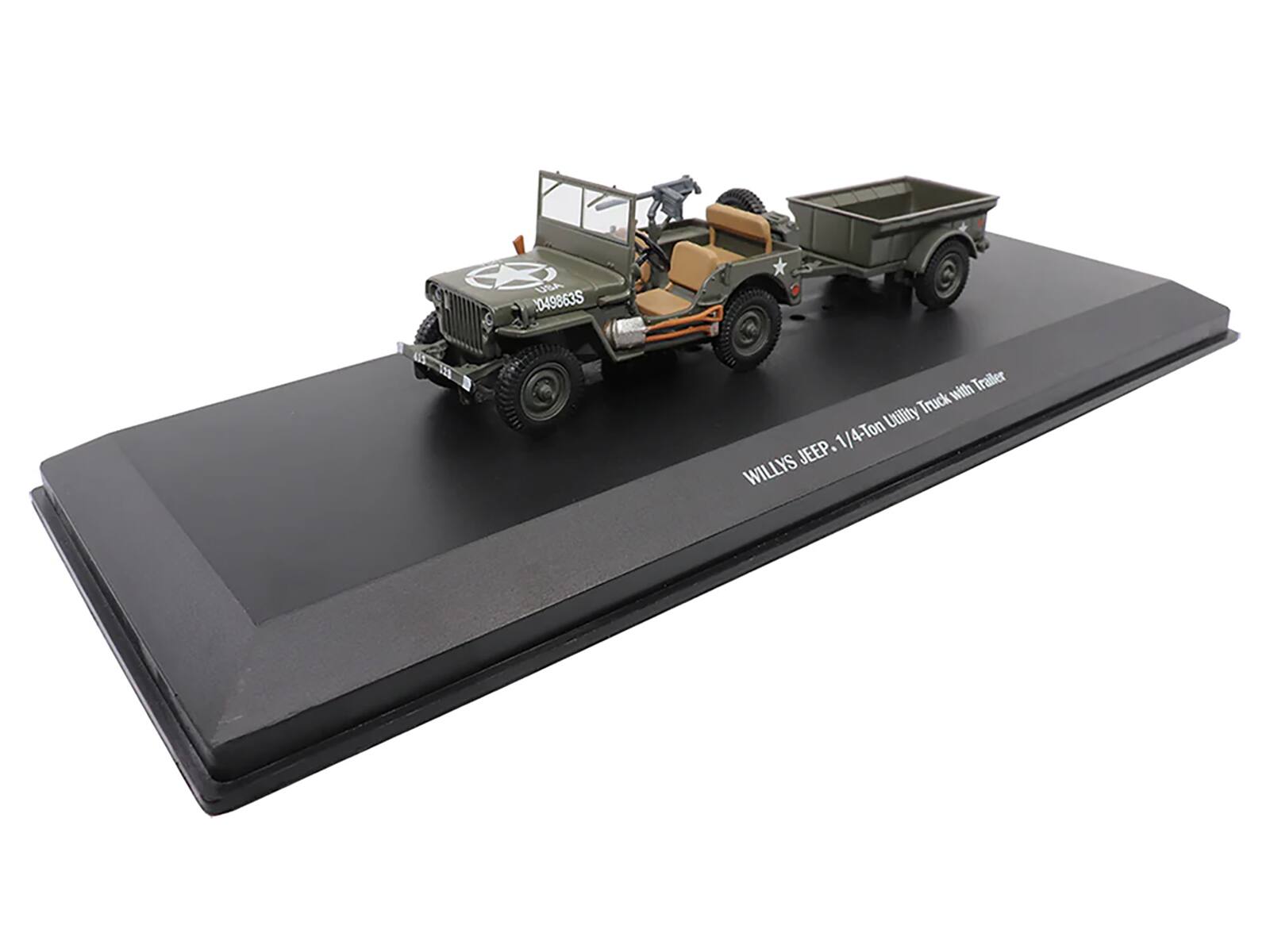 USA 049863S  
WILLYS JEEP 1/4-Ton Utility Truck with Trailer