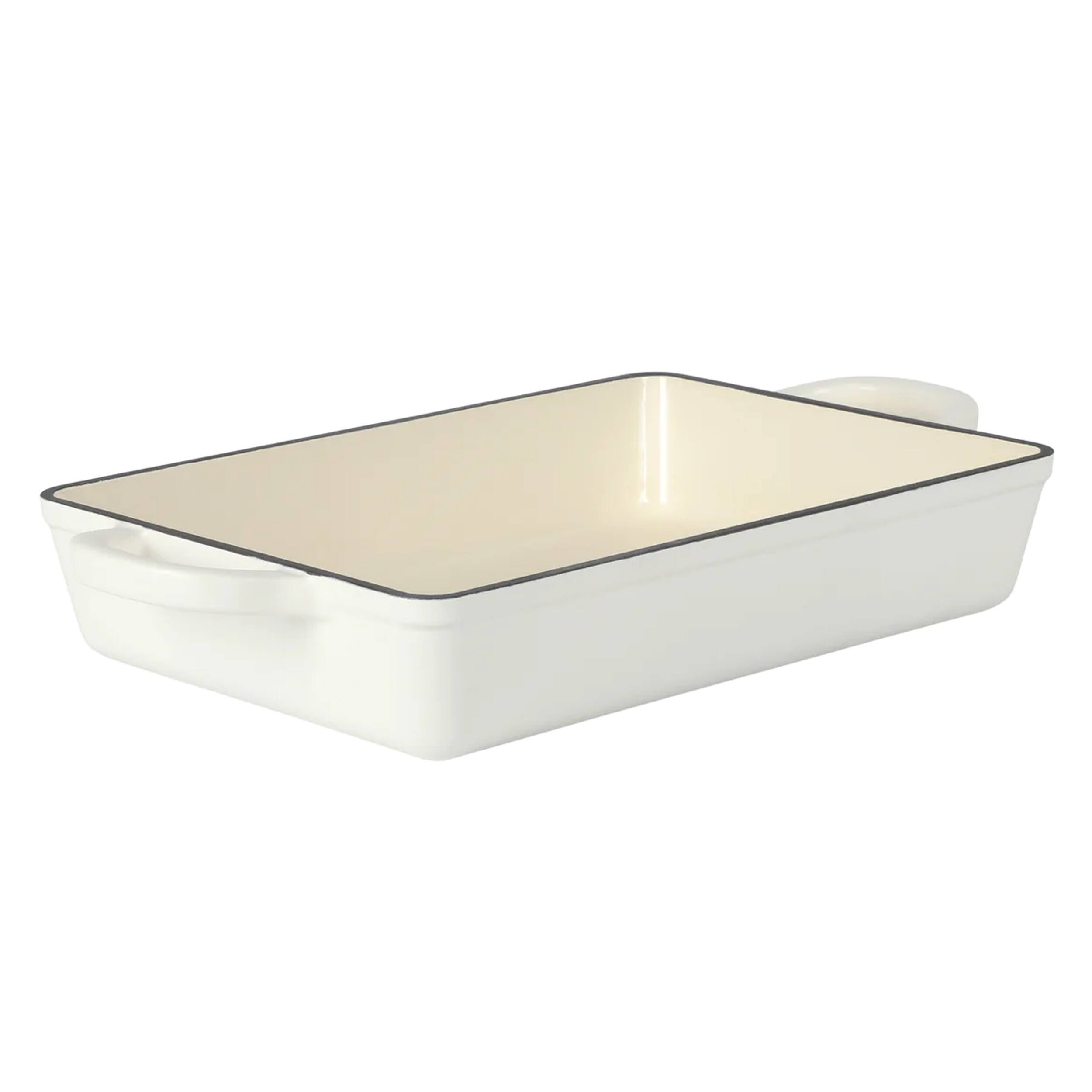 Crockpot Artisan 13 Inch Enameled Cast Iron Lasagna Pan