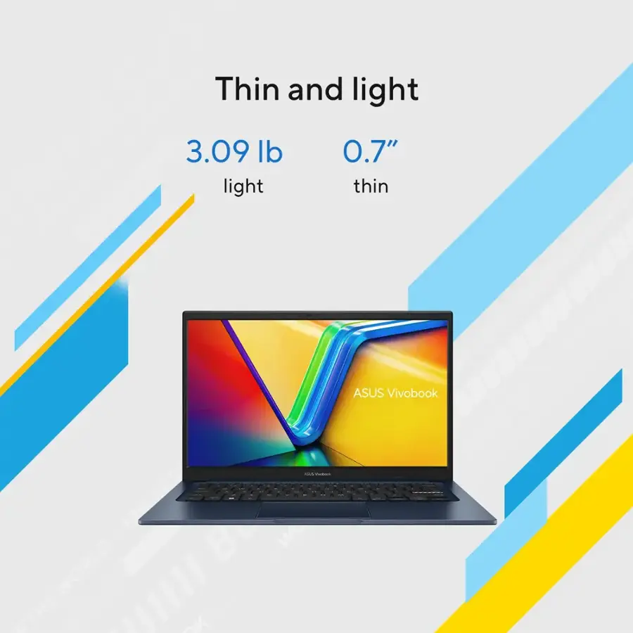 ASUS - Vivobook 14 14" FHD Laptop - Intel Core i3 - 8GB Memory - 128GB SSD - Quiet Blue