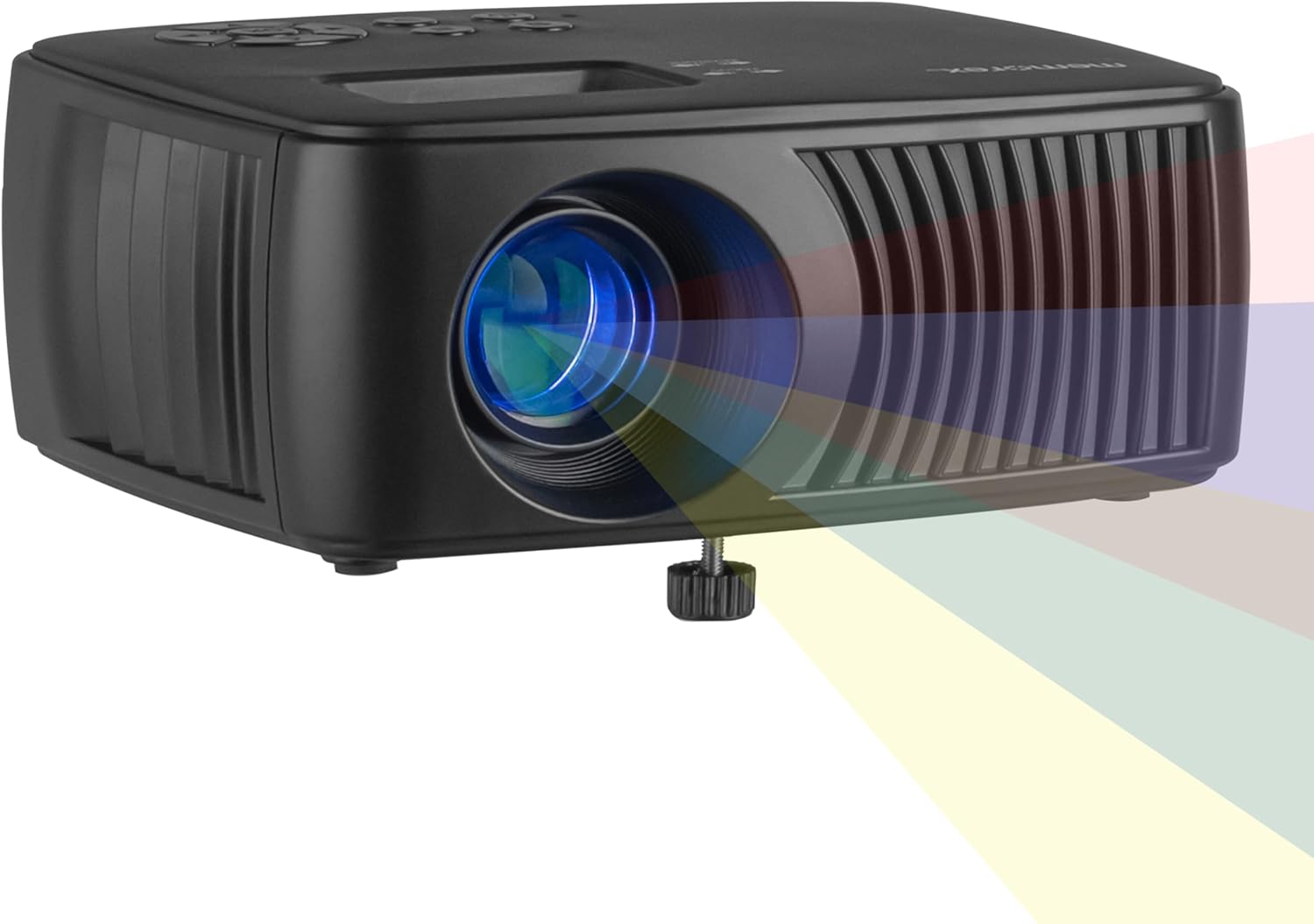 Alt View 1. Memorex - Memorex PJS100 720P Bluetooth Projector Includes 100" Screen - Black.