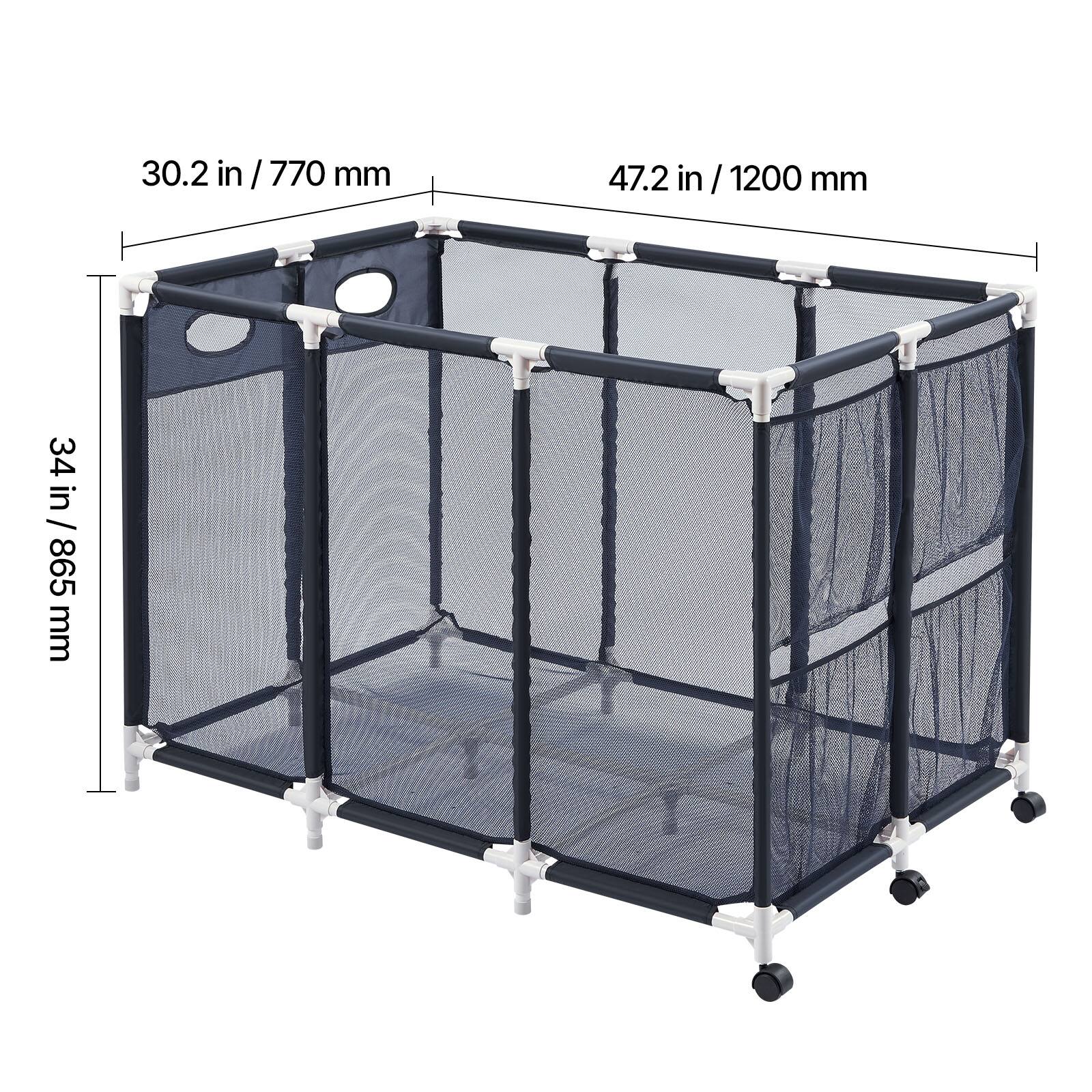 30.2 in / 770 mm  
47.2 in / 1200 mm  
34 in / 865 mm