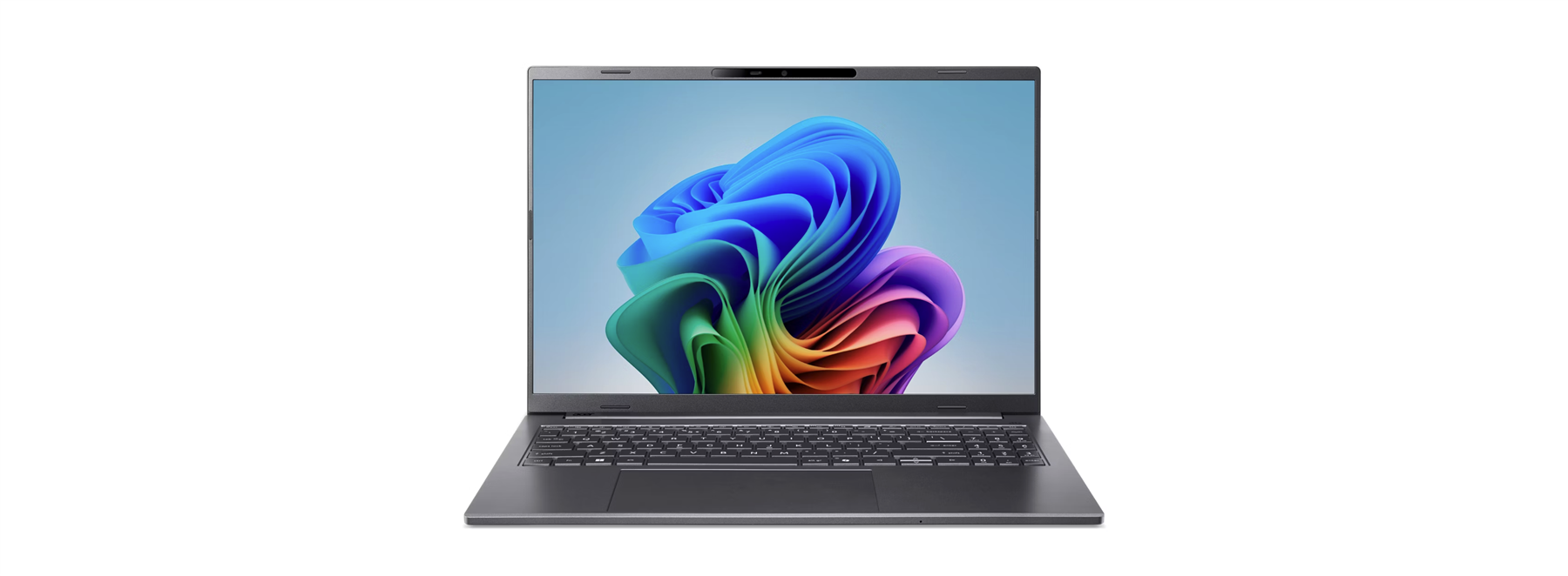 Angle. Acer - Aspire 16 AI 16" WUXGA Touchscreen Intel Core Ultra 5 226V 16GB 1TB SSD Windows 11 Home - Iron.