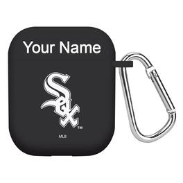 Artinian - Chicago White Sox Personalized Silicone AirPods Case Cover - Multicolor