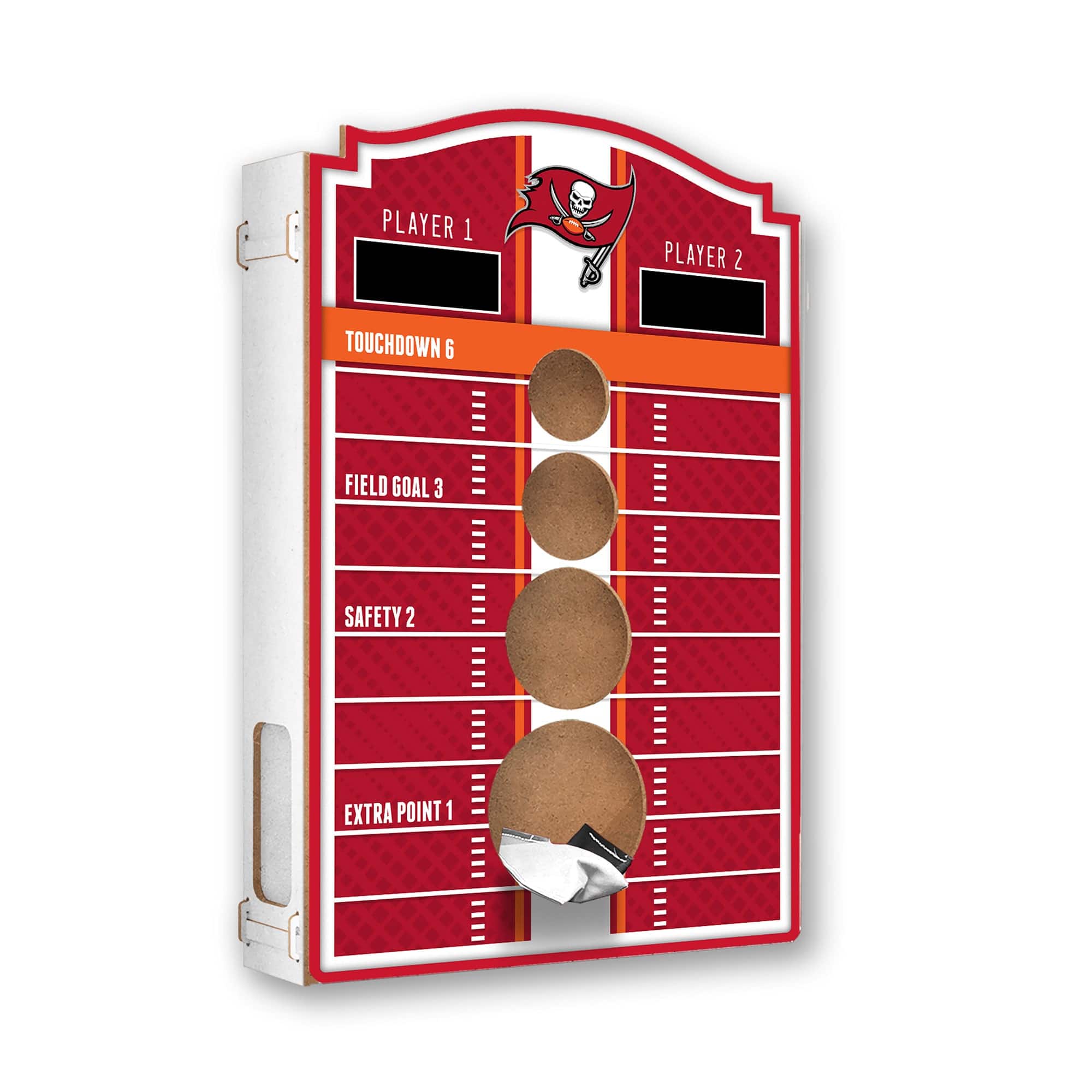 Fan Creations - Tampa Bay Buccaneers Hanging Bean Bag Toss Game - Multicolor