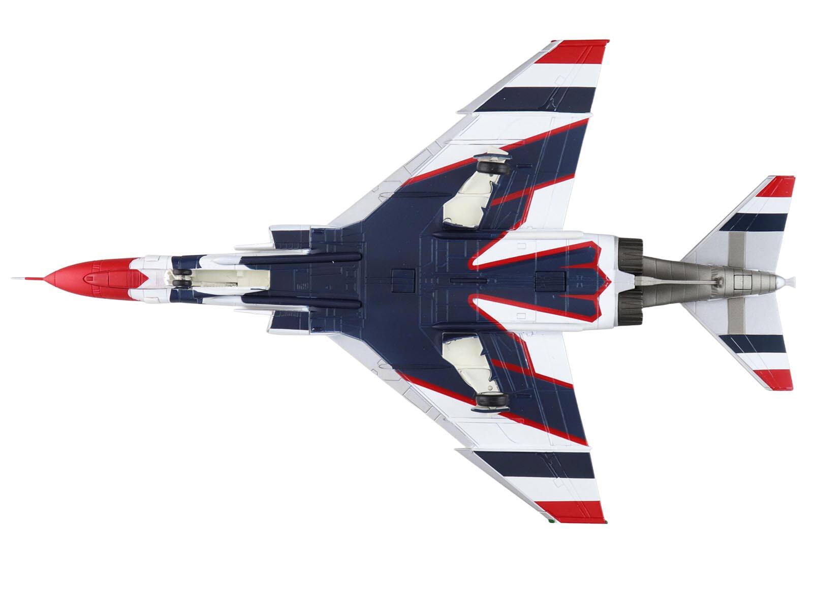 Alt View 4. Hobby Master - McDonnell Douglas F-4E Phantom II Fighter-Bomber Aircraft "Thunderbirds" US Air Force 1/72 Diecast Model by Hobby Master.