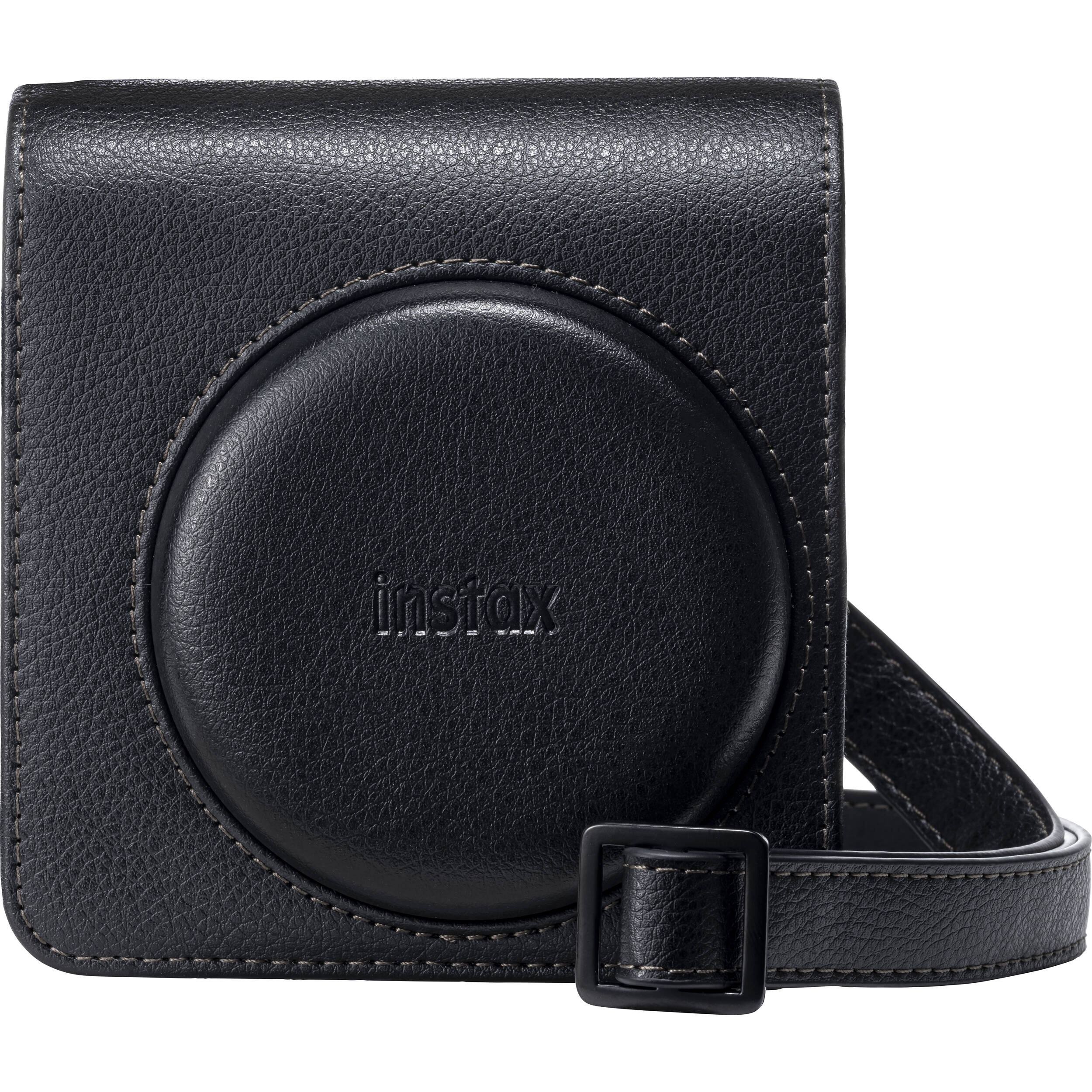Left. Fujifilm - Fujifilm Instax Mini 99 Camera Case, Black - Black.