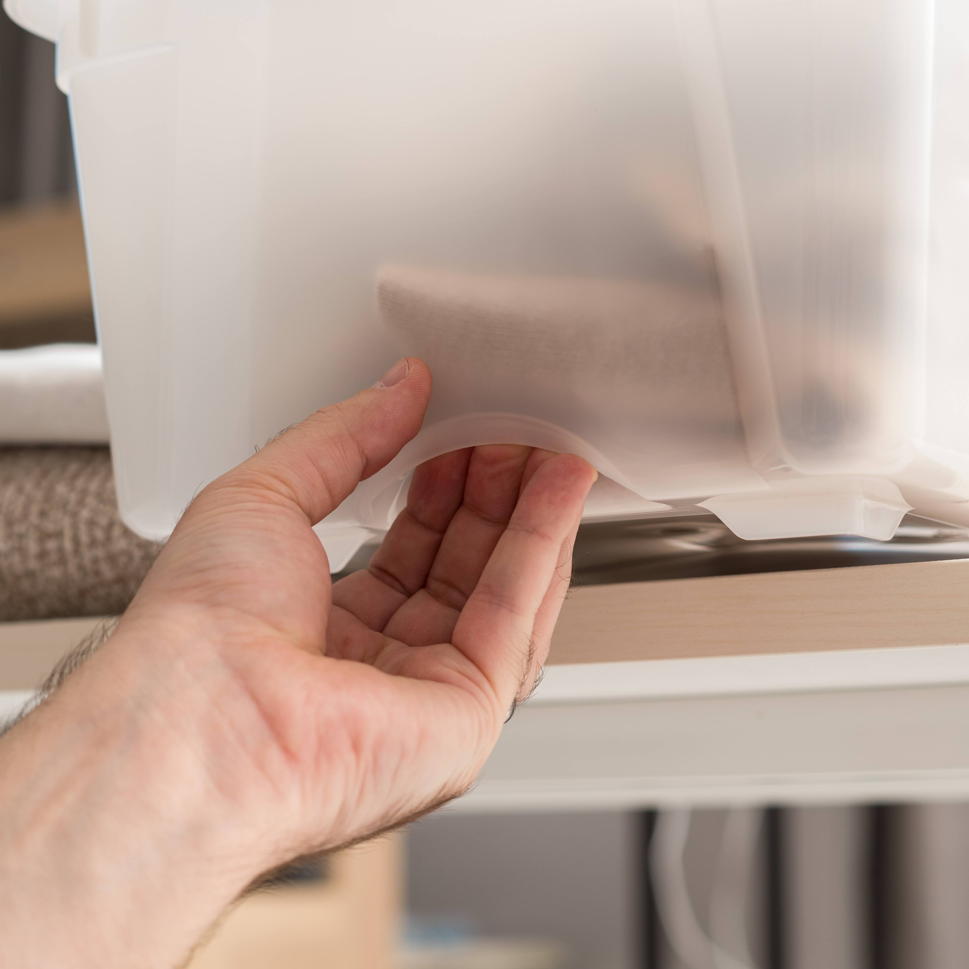 Alt View 5. IRIS USA - IRIS Plastic Storage Bins with Lids and Secure Latching Buckles - 6 Pack.