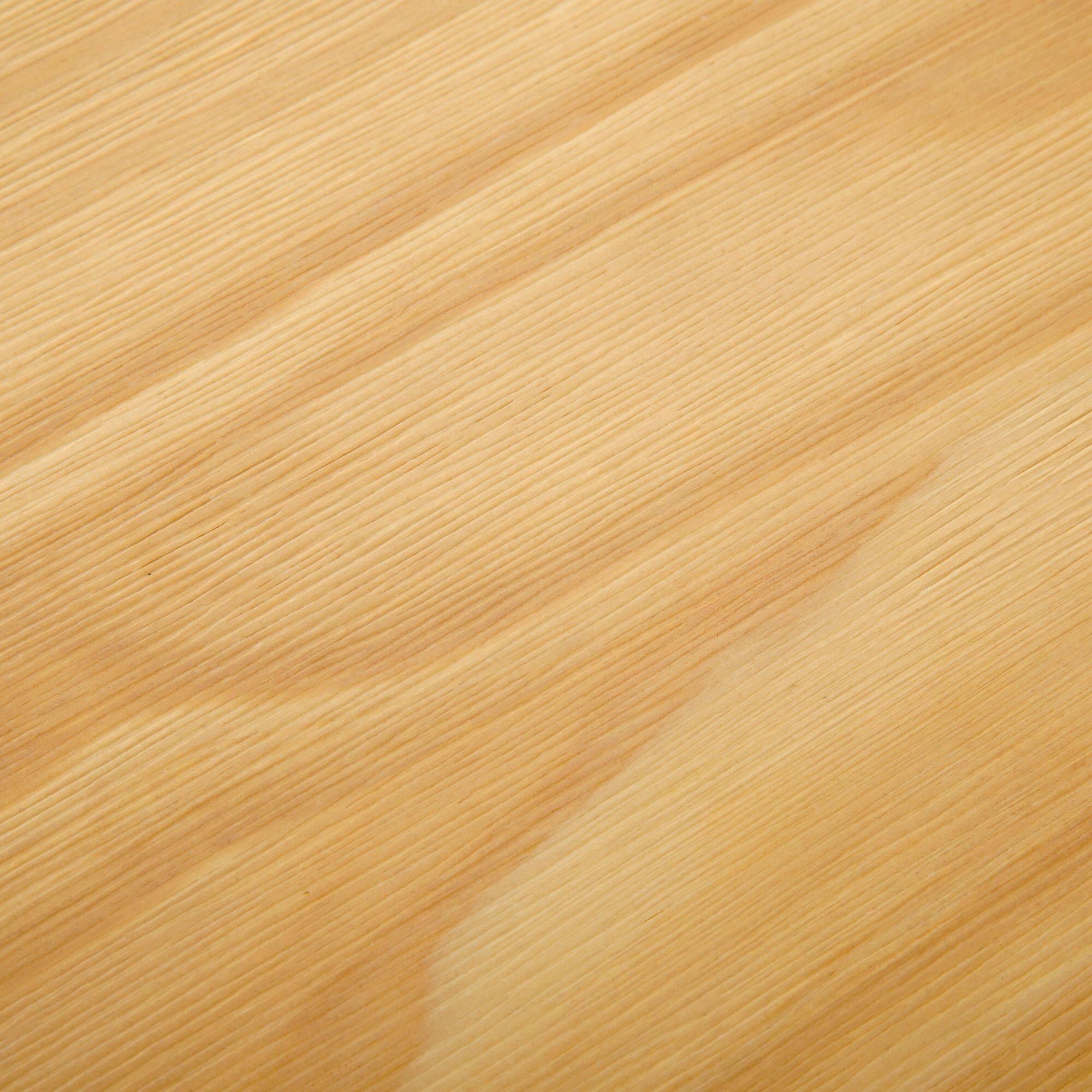 Alt View 7. Plank+Beam - Classic Round Dining Table (47in / 1194mm), Blonde Wirebrush - Blonde Wirebrush.