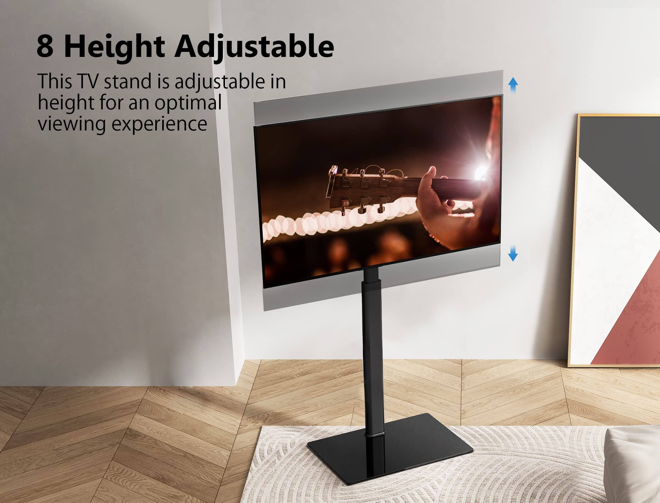 8 Height Adjustable

This TV stand is adjustable in height for an optimal viewing experience