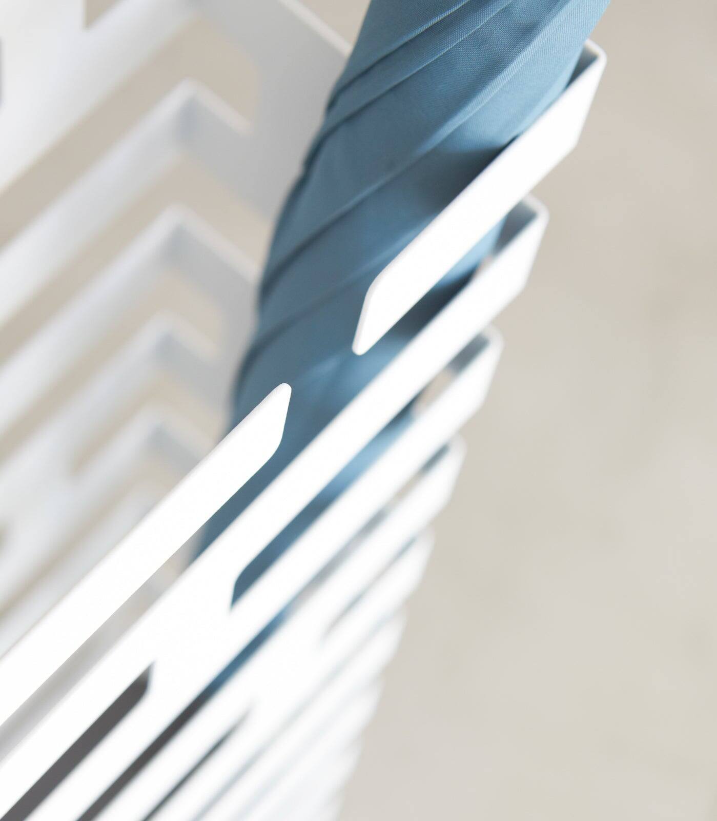 Alt View 3. Yamazaki Home - Umbrella Stand - Rectangle - Steel - Wit.