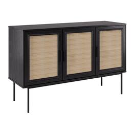 CorLiving - Contemporary Sideboard Buffet - Black Ravenwood