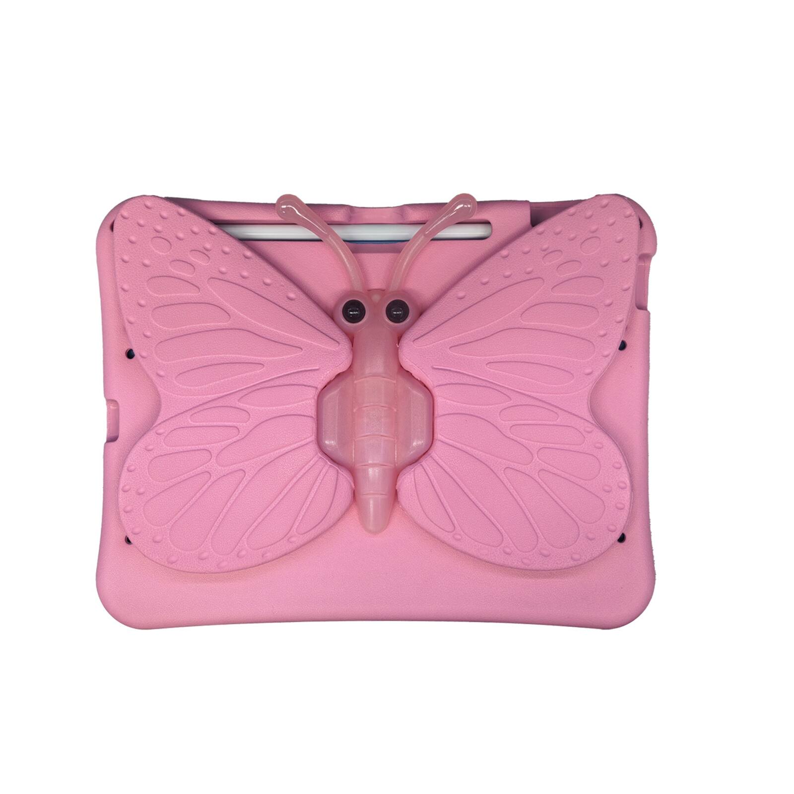 Back. UUCOVER - Butterfly Case for iPad (A16) 11-inch 2025/iPad 10th Gen 10.9" 2022,Shockproof EVA Kids Case 360° Rotating Stand Cover - Pink.