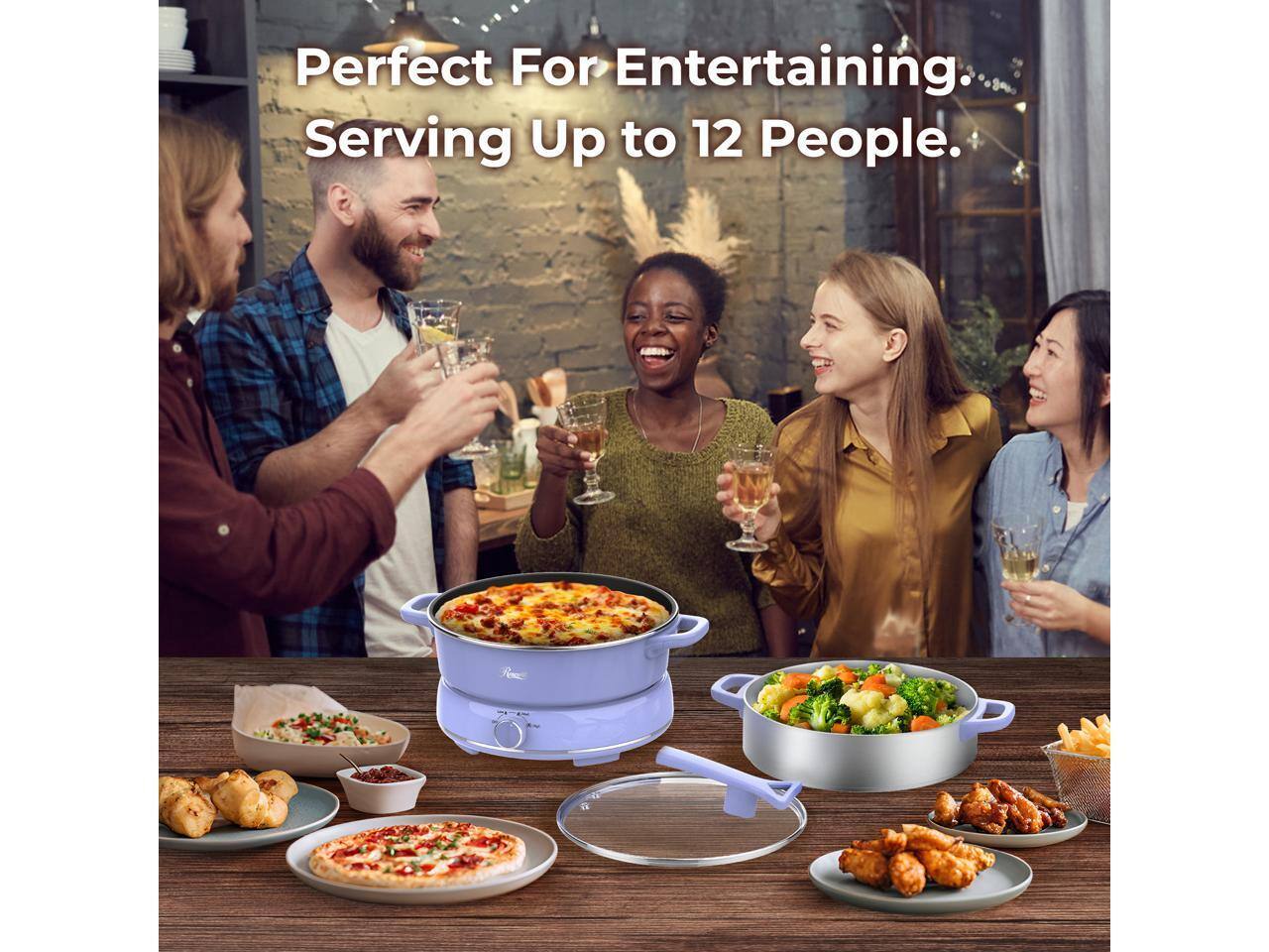 Perfect For Entertaining. Serving Up to 12 People.