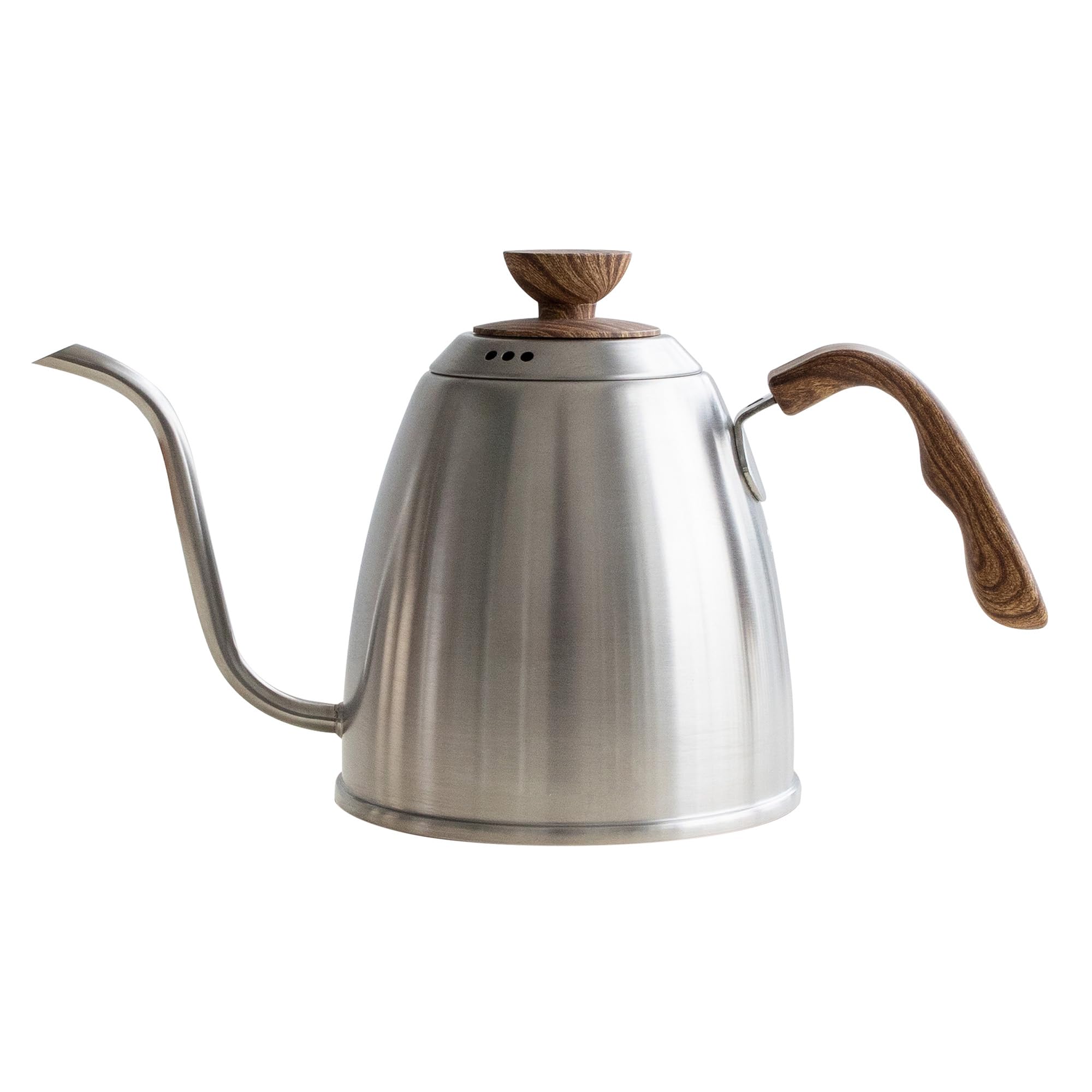 Alt View 1. Dapper Styles - Gooseneck Kettle Pour Over Coffee Maker Water Tea Top Drip Stainless Steel For Stove Spout Pots 1.2 Liter 4... - White.