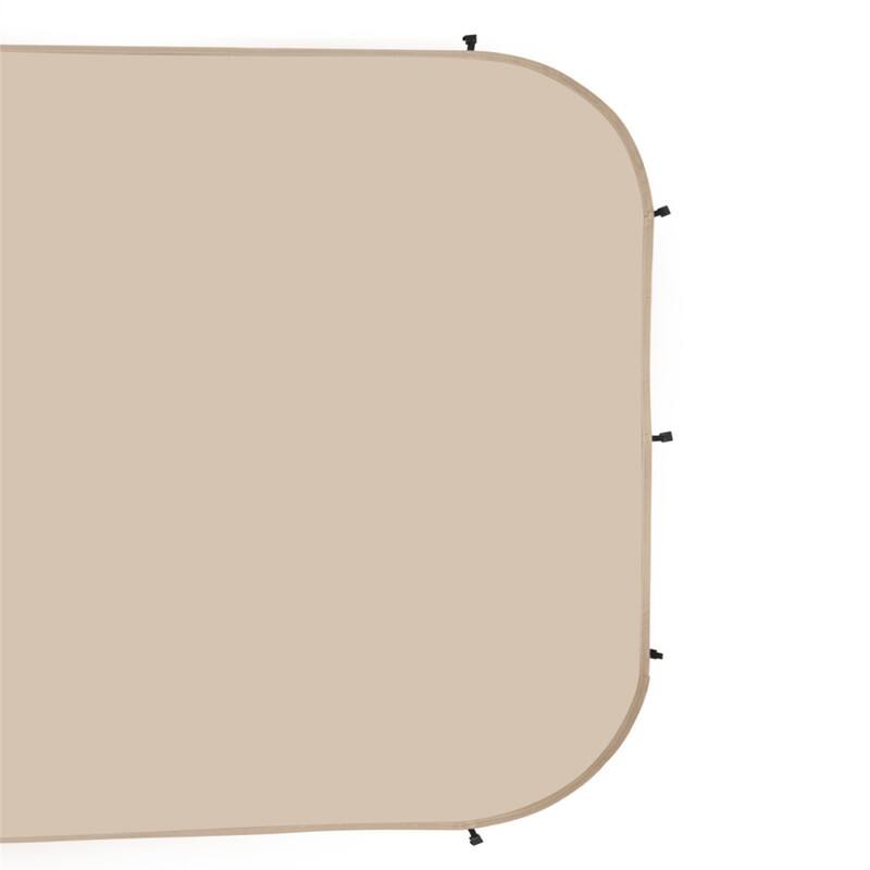 Alt View 5. HTUTWOO - Pop up Gazebo Screen Tent - 12x12ft Large 6-Sided Camping Canopy Tent with Removable Top and Carry Bag for 8-10 Persons - Beige.