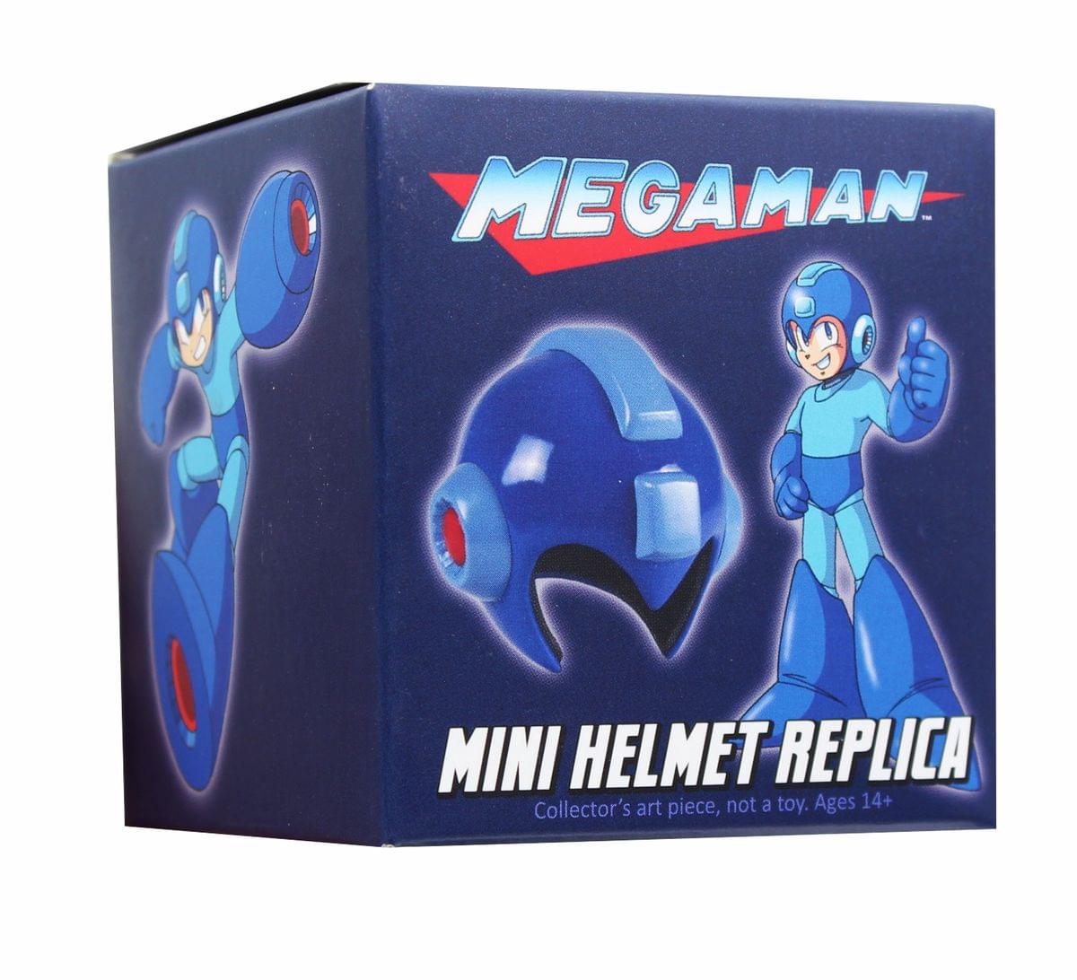 MEGAMAN MINI HELMET REPLICA  
Collector's art piece, not a toy. Ages 14+