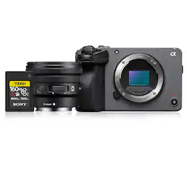 Cinema Line FX30 Super 35 Camera (Body Only) with Sony E PZ 10-20mm F4 G APS-C Constant - Black