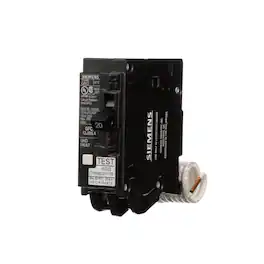 Siemens - 20 amps GFCI Single Pole Circuit Breaker