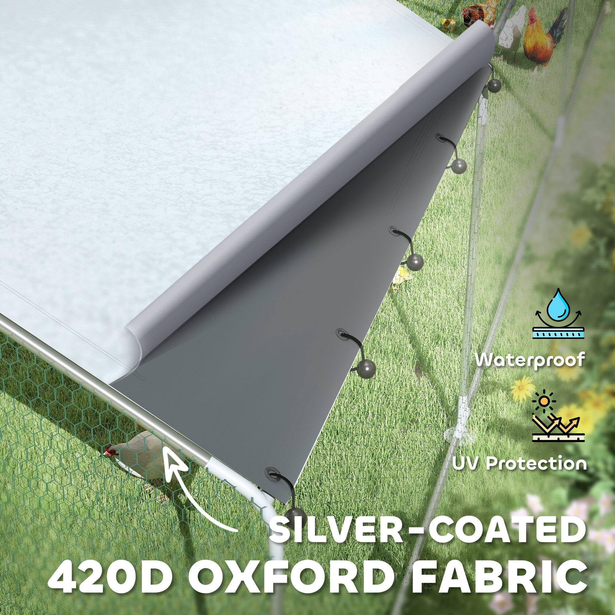 Waterproof  
UV Protection  
SILVER-COATED  
420D OXFORD FABRIC