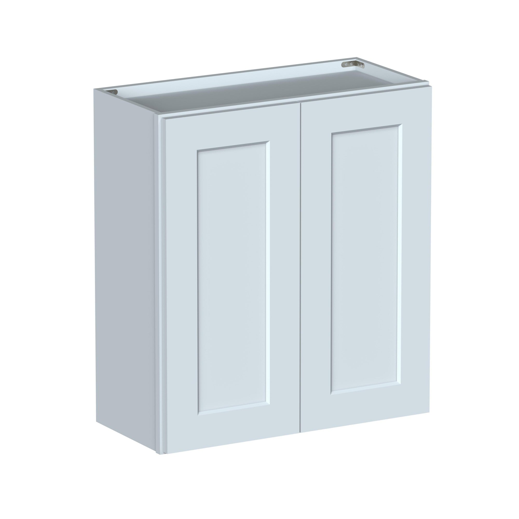 Alt View 1. Boyel Living - 27in.W x12in.D x30in.H WALL CABINET Fully assembled Cabinet With Two HDF Doors - Gray.