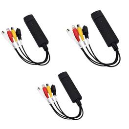 Home Collection - USB 2.0 VHS VCR TV to DVD Digital Converter Video Capture Card for Mac & PC - 3pcs