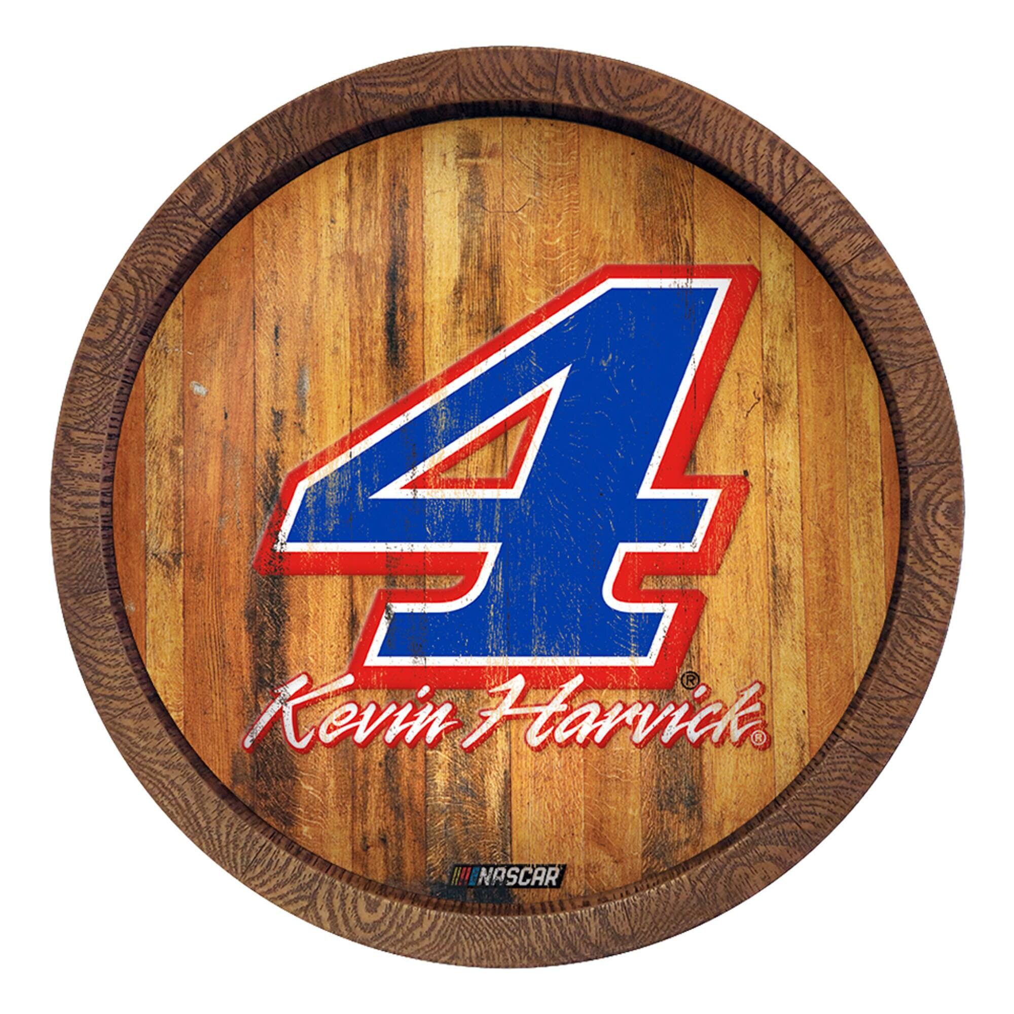 Kevin Harvick 20.25'' Faux Barrel Top Sign