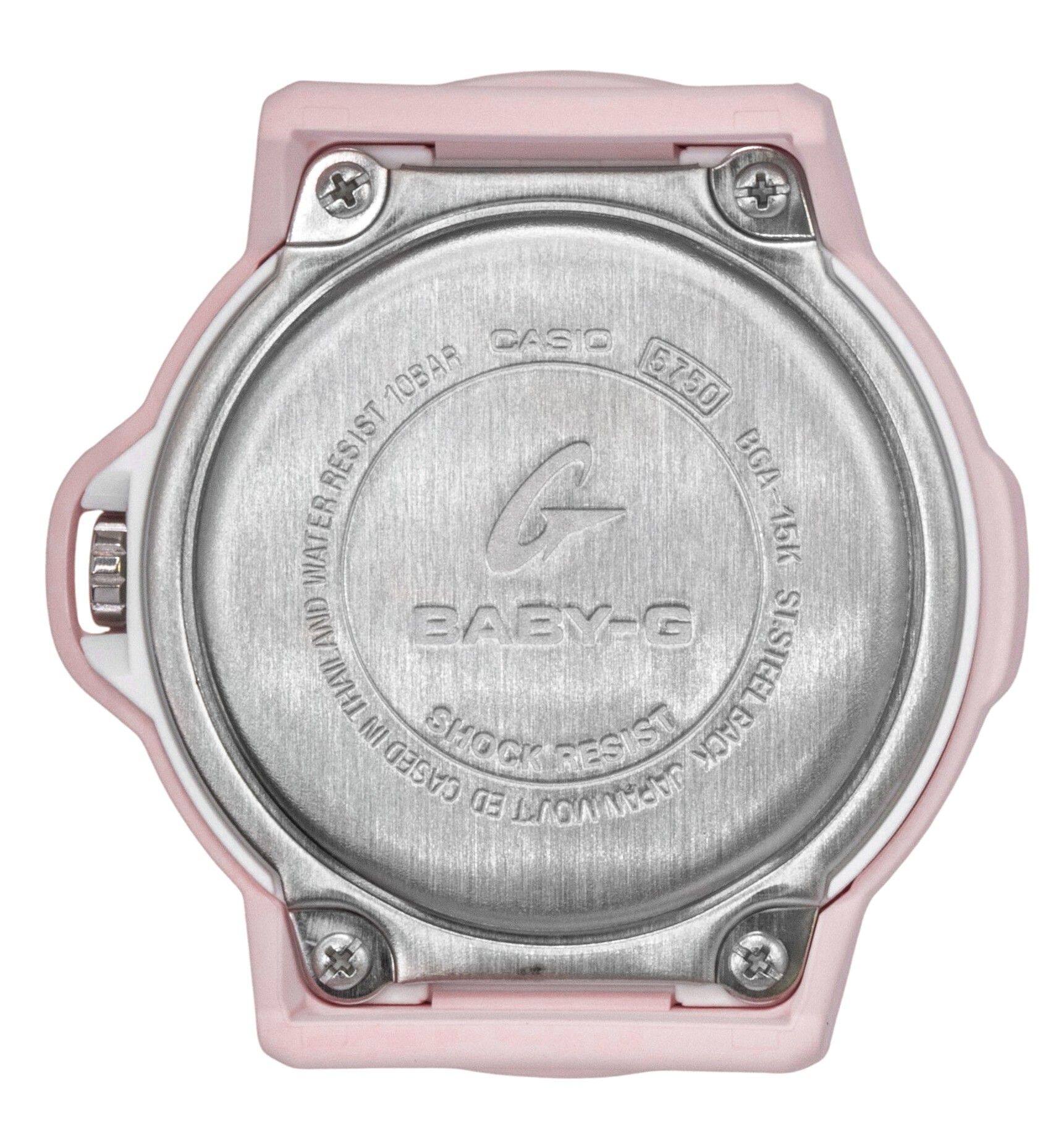 CASIO 10BAR 5750 RESIST WATER 15K AND BABY-G ST.STEEL CASED IN SMOCK RESIST BACK ED JAPAN
