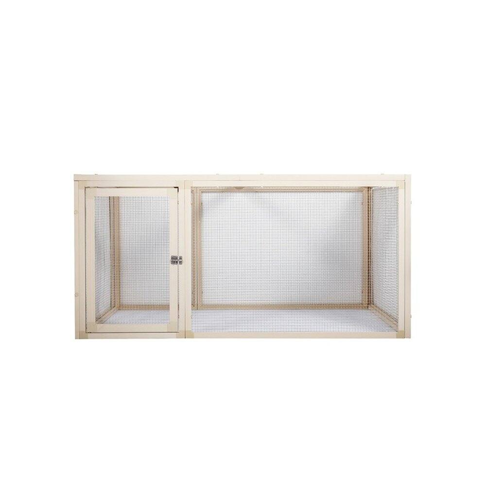 Back. New Age Pet - ECOFLEX Jumbo Fontana Chicken Pen - Maple.