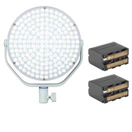 NANLITE - miro 60C 60W RGBW LED Panel Light, Mint Blue, w/2x NP-F970 Battery