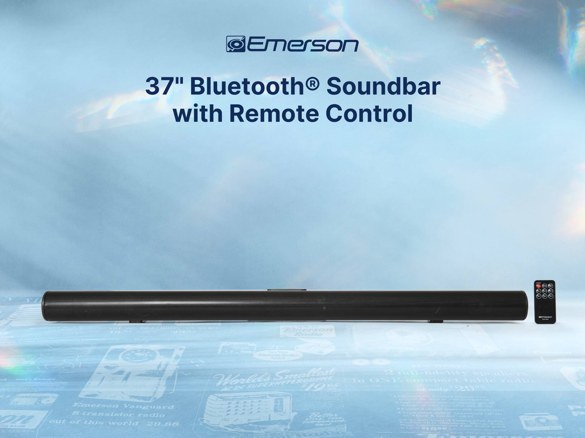 Emerson 37" Bluetooth R Soundbar with Remote Control . - I VOENR CAE IN : VERIAZEN EISN NA Tmerson Iadio Emerson Vanguard 8-transistor radio O72 out of this world 29.88 m4 P   - - Chenalon - C T Smablost 2 full-hdelity spealers Worlds DESUPERHETERODYNE 19% in ONE compuet table Pario 4C DC ... condin 2000 hereia n - - - C. H o - - A P Bamta  Cocden C P PA FOMD Pi Pade 1L | - 11008 1
