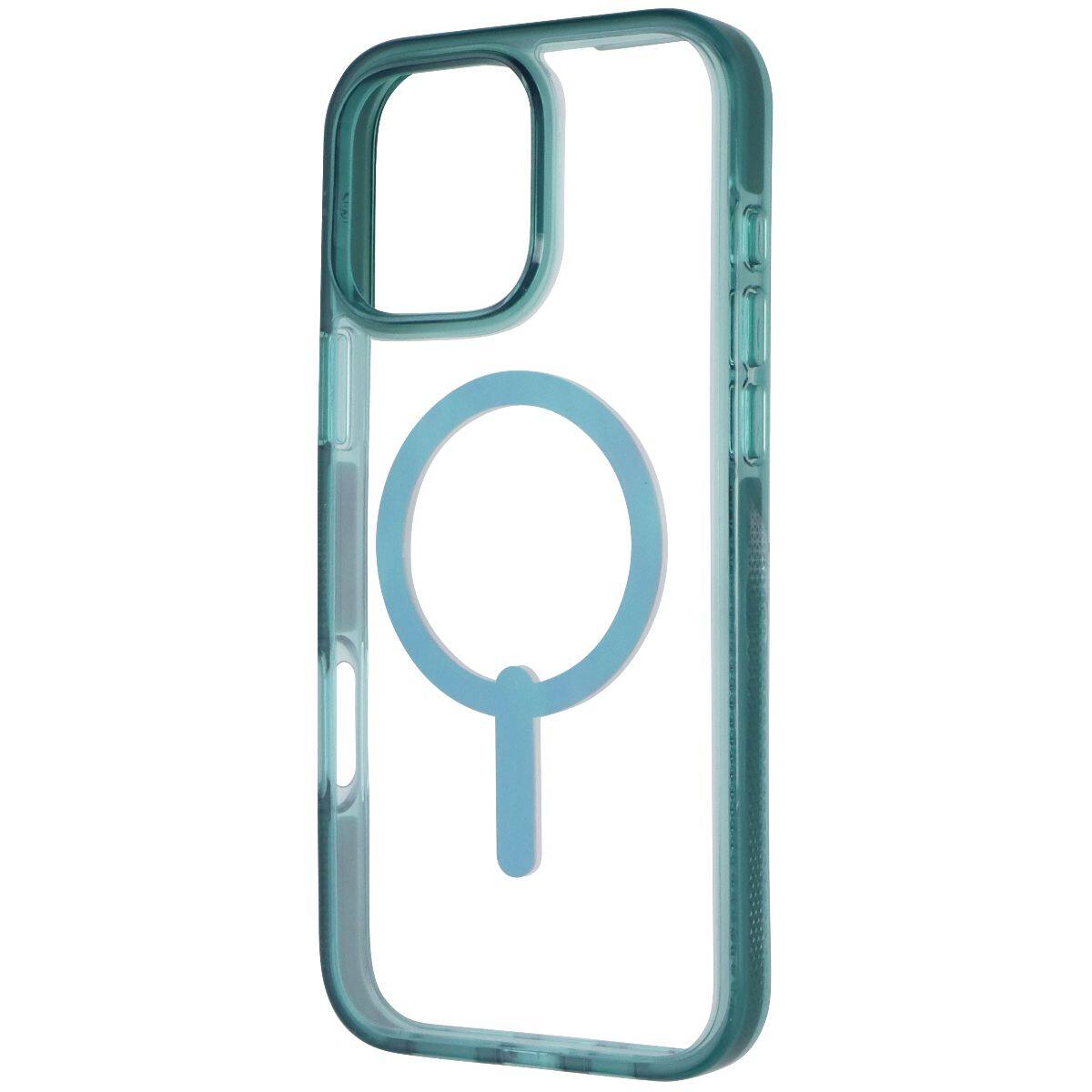 ZAGG - Santa Cruz Snap Case for MagSafe for Apple iPhone 16 Pro Max - Retro - Blue