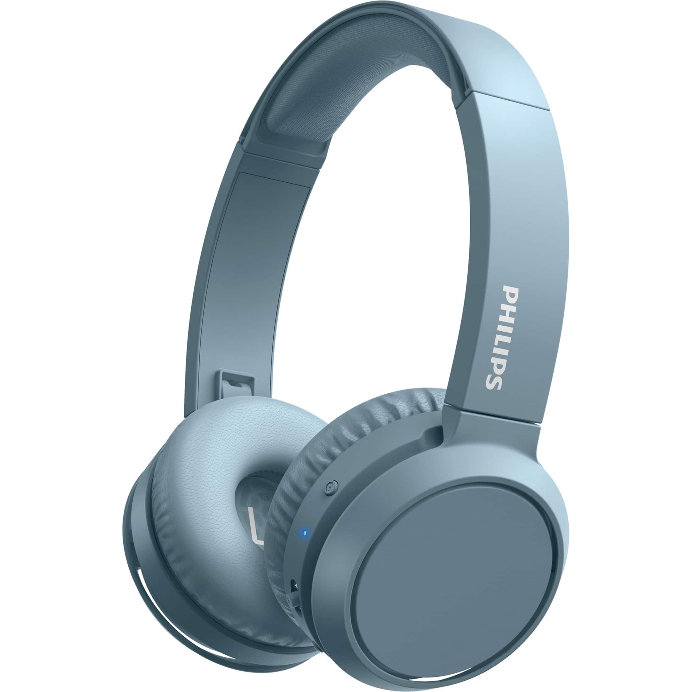 Philips - TAH4205BL Wireless Over-the-head Headphones - Blue