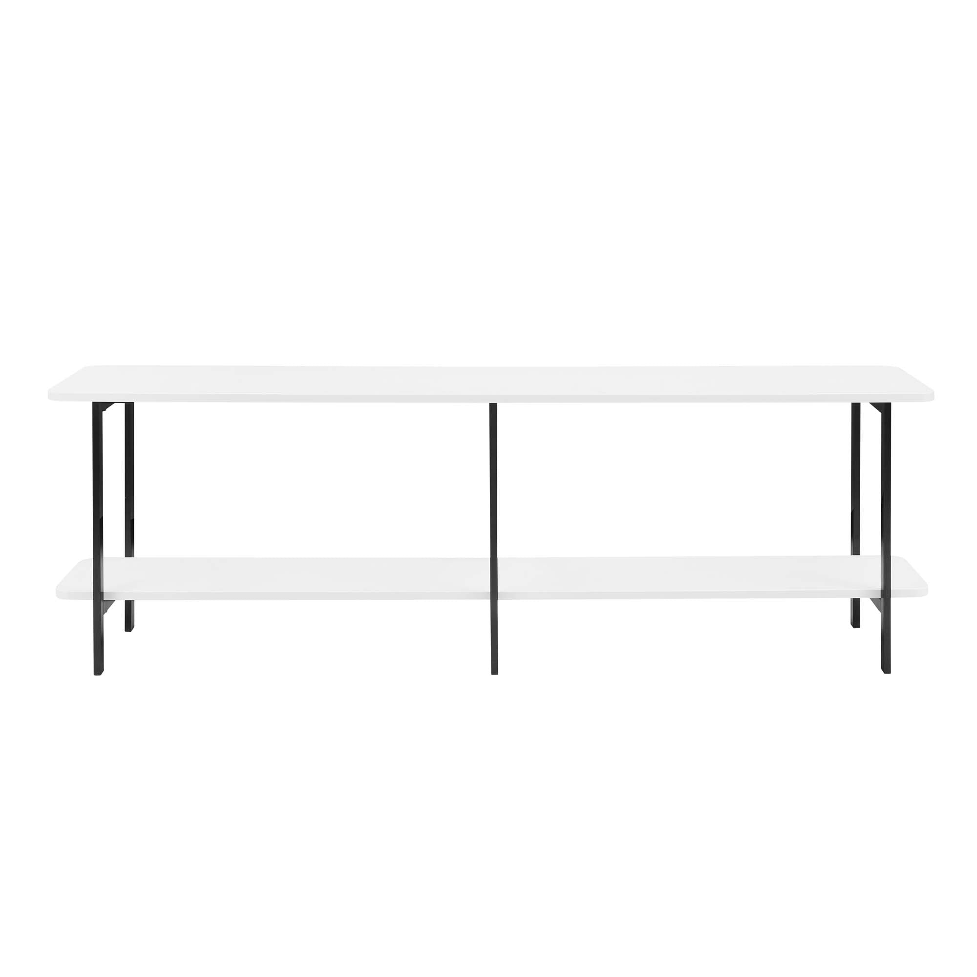 Front. Manhattan Comfort - Celine Contemporary Modern 71" Console Table - White.