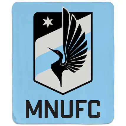 Front. WinCraft - Minnesota United FC 50" x 60" Ultra Fleece Blanket - Multicolor.