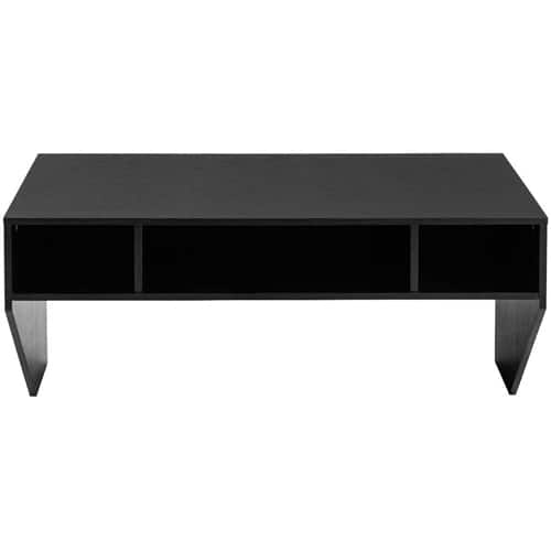 SlickBlue - Contemporary Floating Laptop Desk, Space-Saving Design for Home - Black