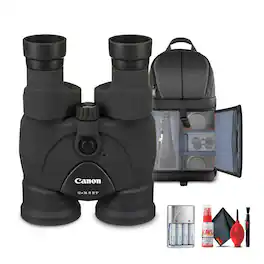 Canon - 12x36 IS III Image Stabilized Binoculars + Sling Backpack + More (International Version)