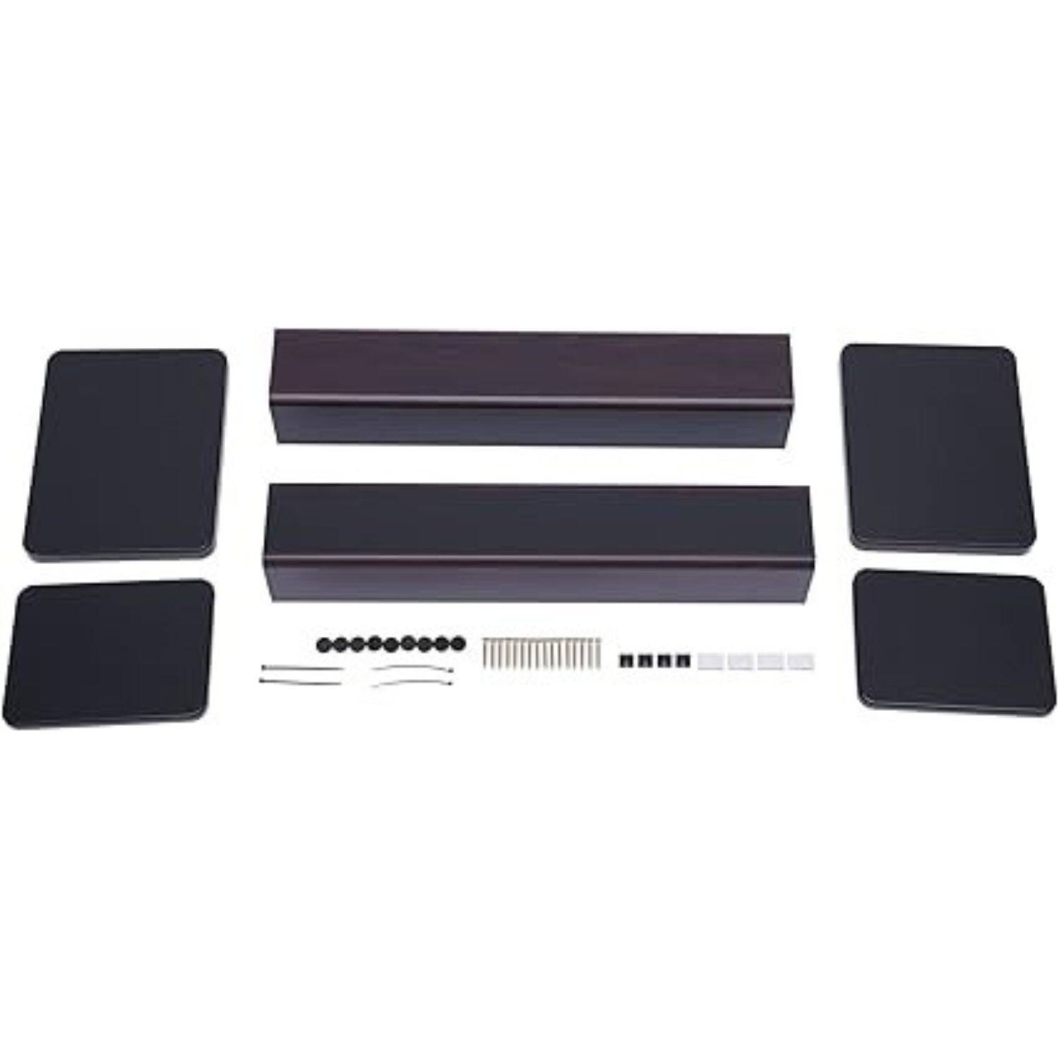 Left. Stock Preferred - 28" Bookshelf Speaker Stands - Black Walnut.