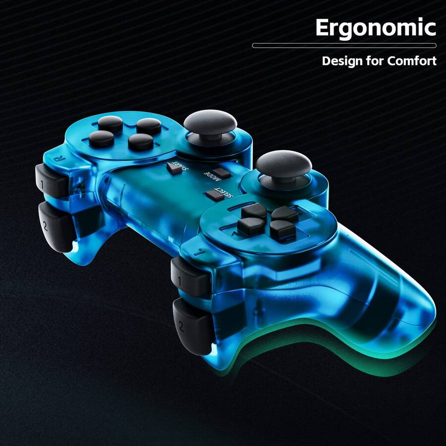 Hm Controllers HM 1810 Wireless Controller For Ps 2 Play 2 Double Vibration 2 ...