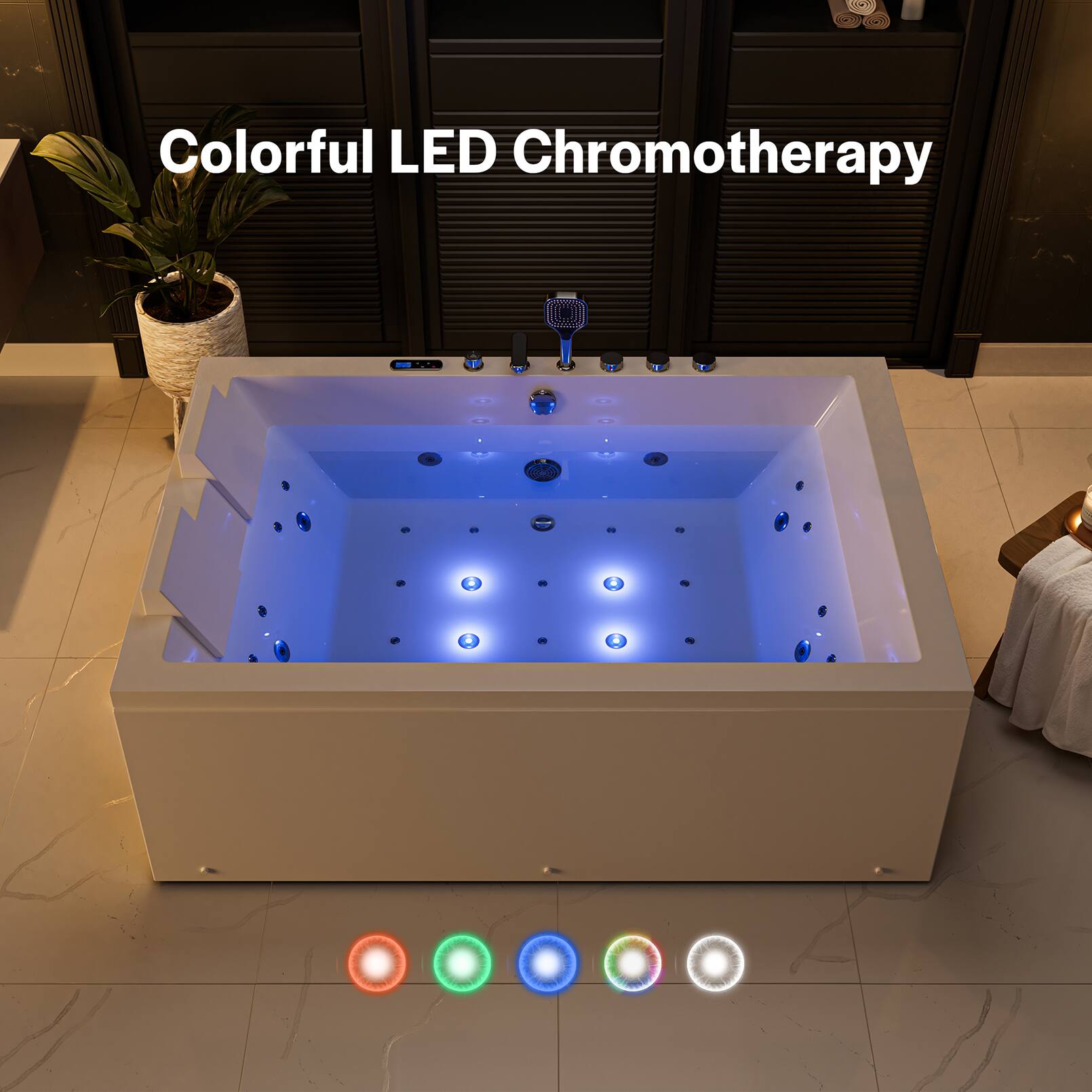 Colorful LED Chromotherapy