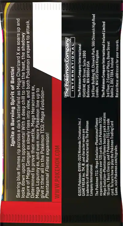 Pokemon Mega: Phantasmal Flames Booster Box Pokemon Mega: Phantasmal Flames Booster Box