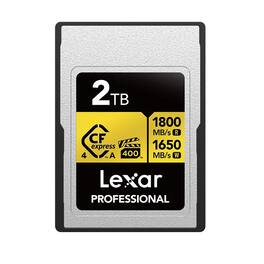 Lexar - Gold Series Professional CFexpress Type-A Memory - 2TB, Card