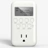 BN-LINK - Digital Timer Outlet, 7-Day Programmable Heavy-Duty Timer, 3-Prong Grounded, Indoor Use - White
