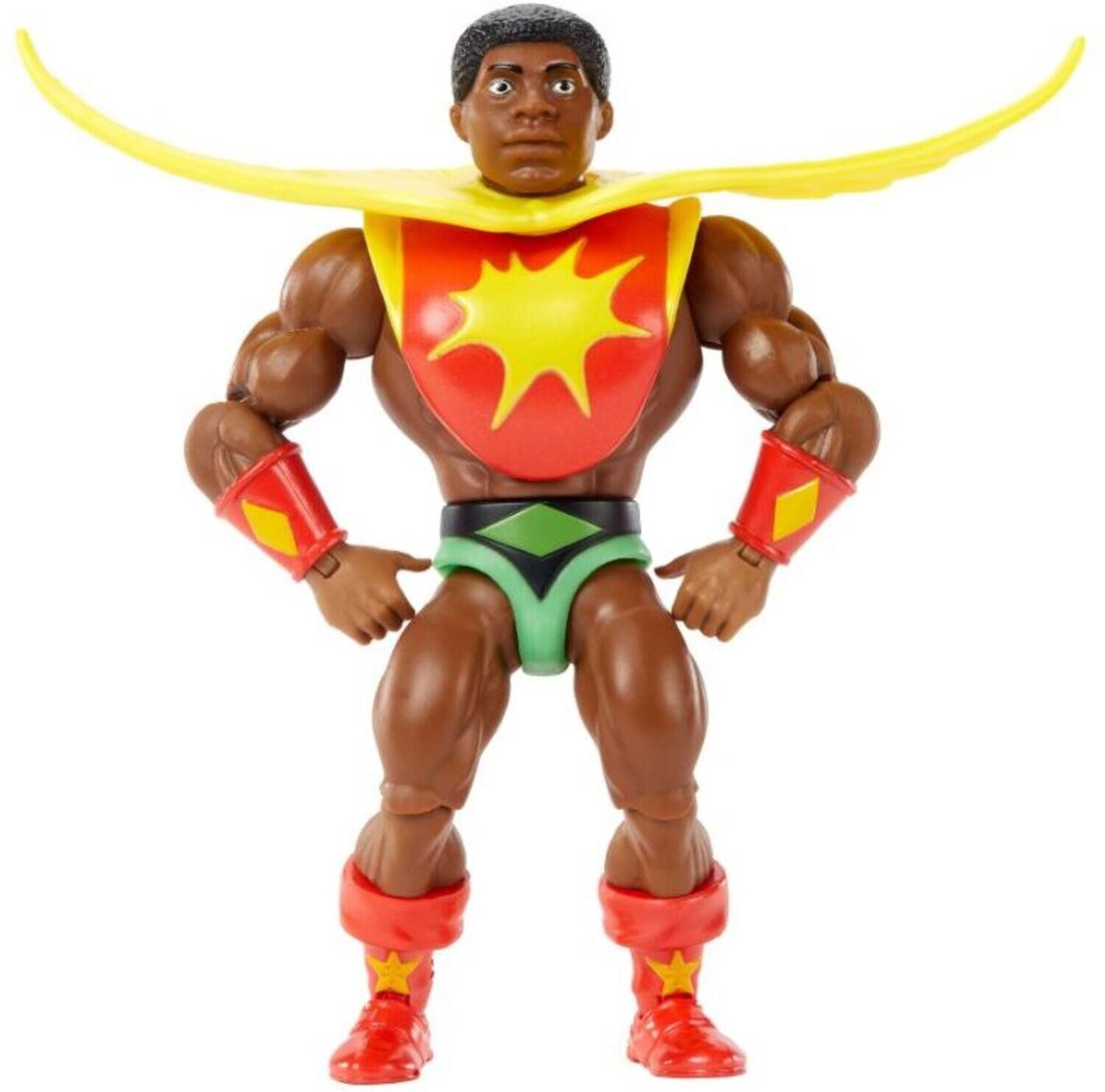 Alt View 2. Mattel - Mattel Collectible - Masters of the Universe Origins 5.5" Sun-Man, The Greatest Hero of Them All - COLLECTIBLES - Multicolor.