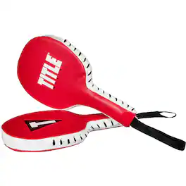 TITLE Boxing - Punch Training Paddles - Red