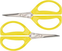 Escali - Joyce Chen Original Unlimited Kitchen Scissors 2-Pack w/ Handles - Yellow