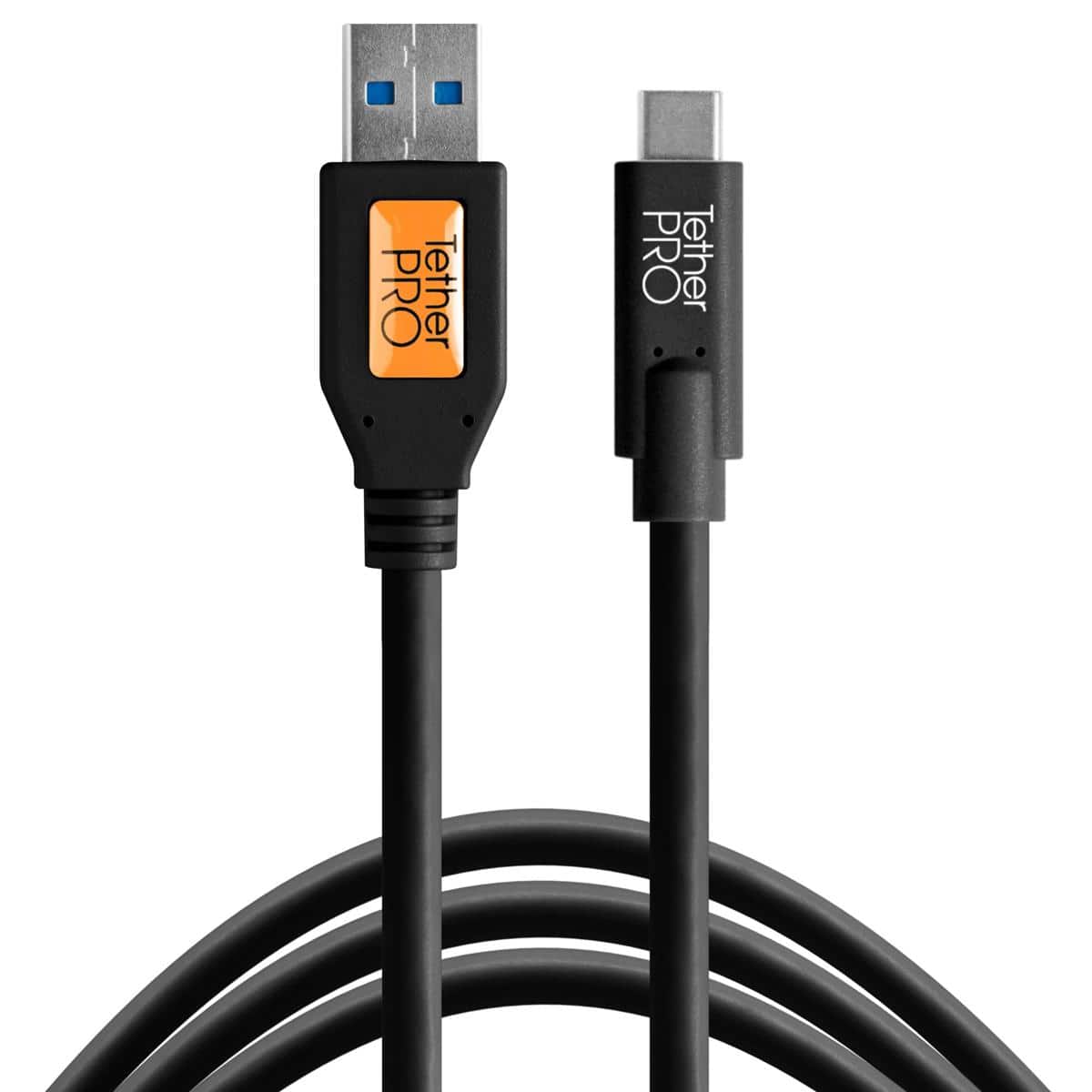 Tether Tools - TetherPro USB to USB-C Cable, 15', Black