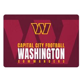 Pegasus - Washington Commanders 60" x 90" Oversized Slogan Fade Ultra Cozy FAN-mily Blanket - Multicolor