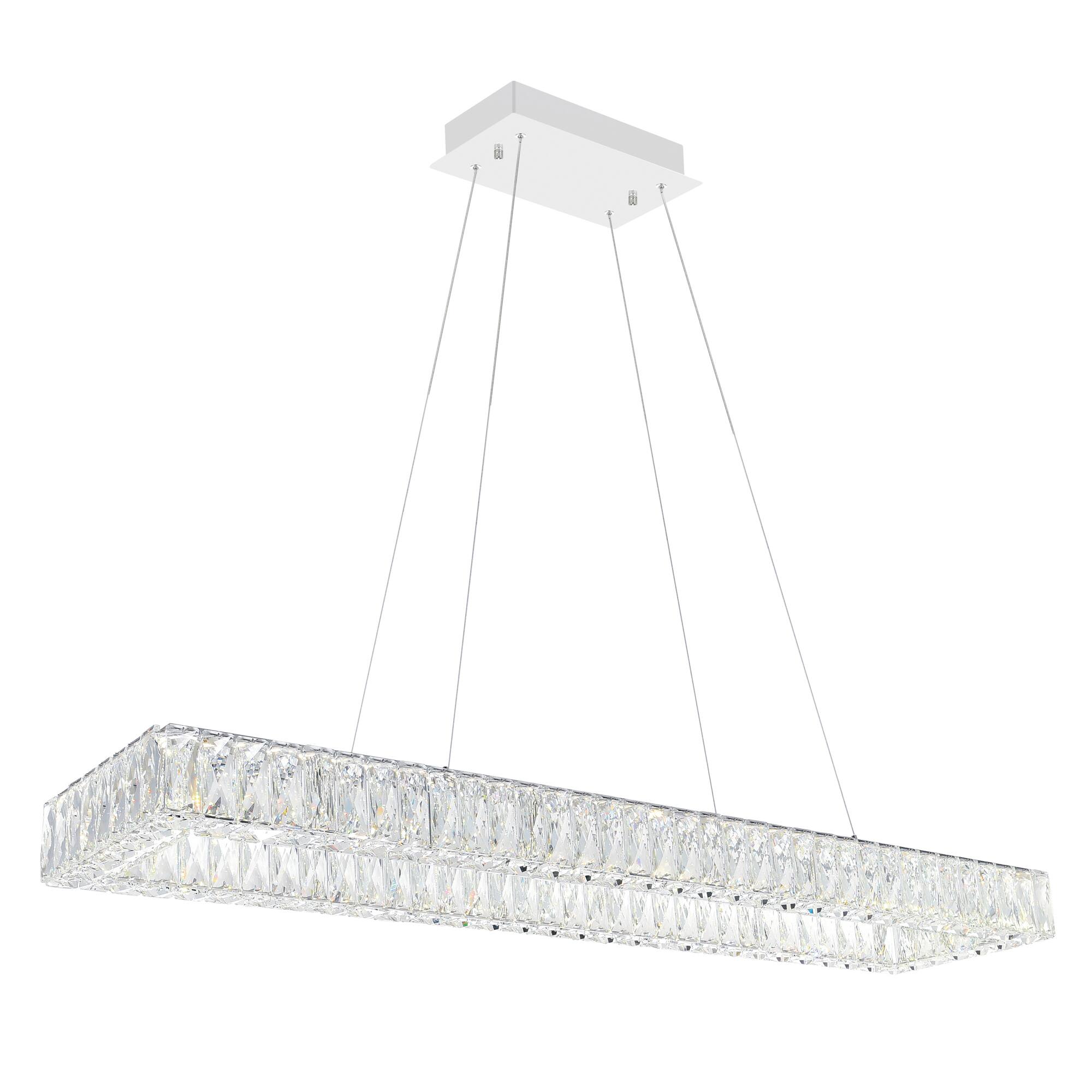 Alt View 3. CWI Lighting - Felicity LED Chandelier With Chrome Finish - Chrome.
