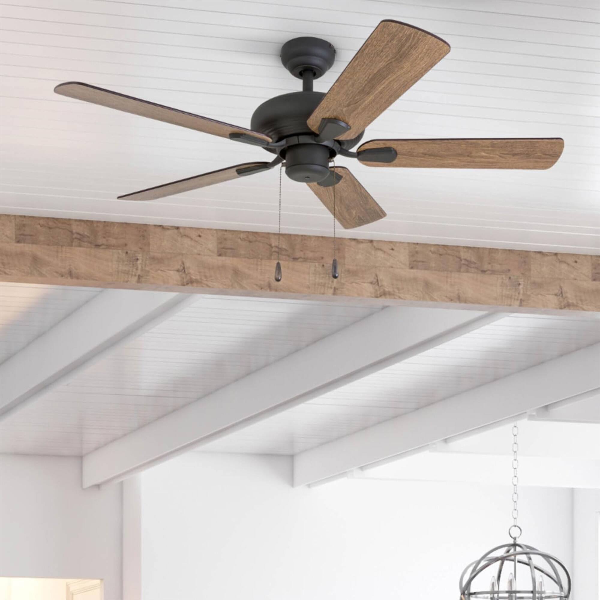 Alt View 8. Prominence Home - Honeywell Russwood 42" Indoor Ceiling Fan with Pull Chain, No Light, Bronze - Bronze.