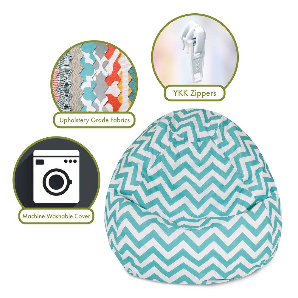 - Upholstery Grade Fabrics
- YKK Zippers
- Machine Washable Cover